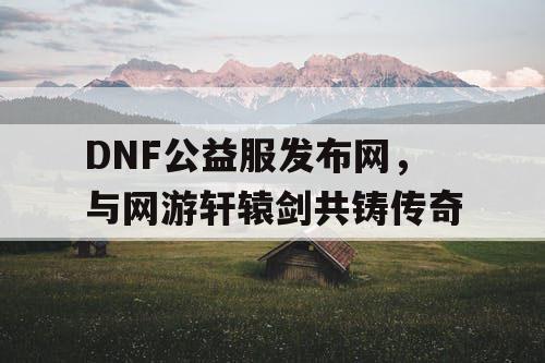 DNF公益服发布网，与网游轩辕剑共铸传奇