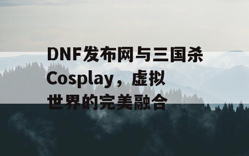 DNF发布网与三国杀Cosplay，虚拟世界的完美融合